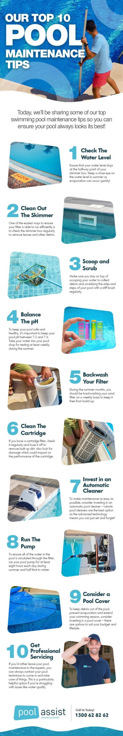 Our Top 10 Pool Maintenance Tips
