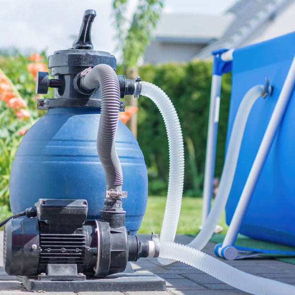 Sand filter online pool pump